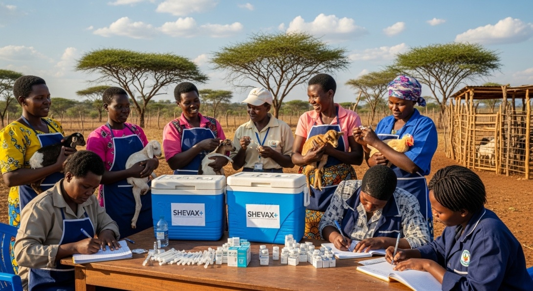 Institute of Gender and Development Studies (IGDS), College of Humanities and Social Sciences (CHUSS), Makerere University, Kampala Uganda, East Africa, 24th Nov 2025 at 2:00PM EAT PhD Defence: Ms. Tukahirwa Lillian, "Women’s Participation and Empowerment in the Live Stock Vaccine Value Chain: A Case of “Shevax+” Interventions in Sembabule District." Photo: ImageFX