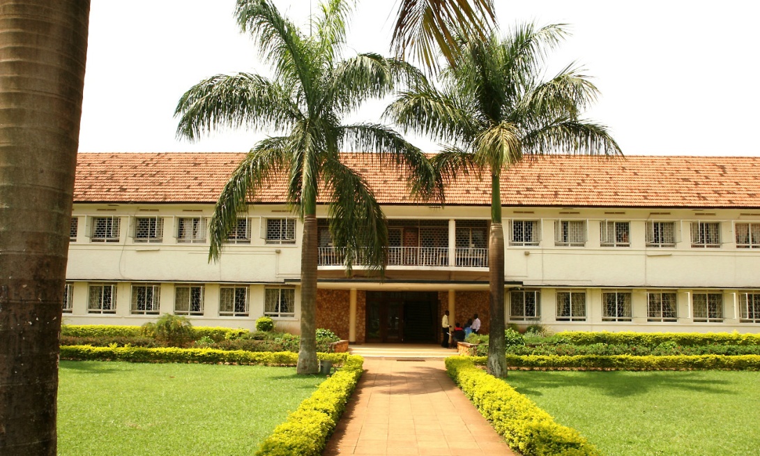 The walkway to the School of Agricultural Sciences, CAES, Makerere University, Kampala Uganda, East Africa as seen on 4th February 2009.