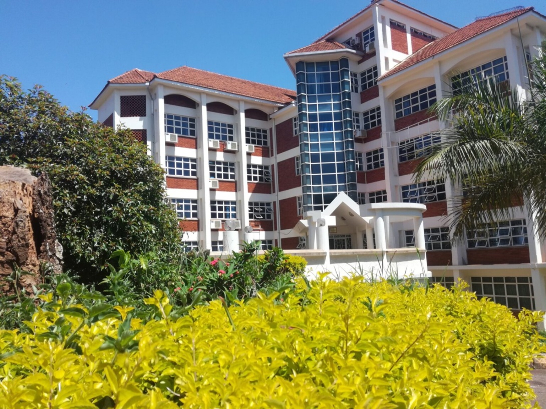 A Sunlit Block A of the College of Computing and Information Sciences (CoCIS), Makerere University, Kampala Uganda, East Africa.