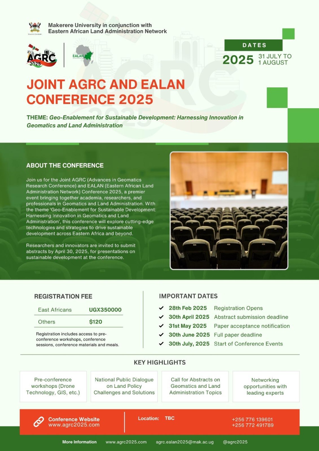 Joint AGRC and EALAN Conference 2025