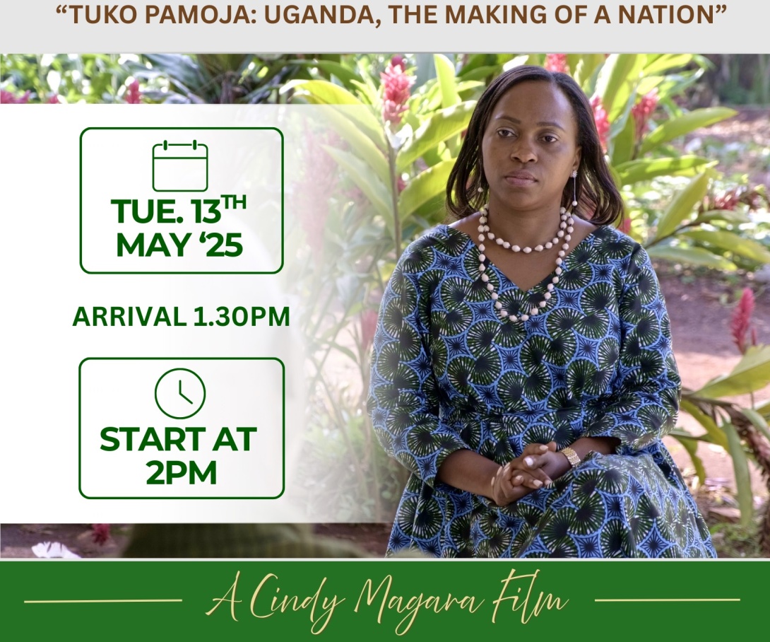 Tuko Pamoja Comes Home: A Must-Watch Journey of Unity and Identity, a groundbreaking documentary created by Makerere University College of Humanities and Social Sciences (CHUSS)’s own Dr. Cindy Magara and Nyati Motion Pictures  Screening: Tuesday, 13th May 2025 at 1:30 PM, Main Hall, Main Building, Makerere University, Kampala Uganda, East Africa. 