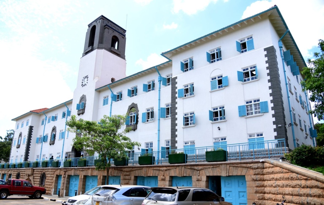 Front View of the reconstructed Main Building, Makerere University, Kampala Uganda, East Africa. Date Taken 8th November 2024. Front View of the reconstructed Main Building, Makerere University, Kampala Uganda, East Africa. Date Taken 8th November 2024.
