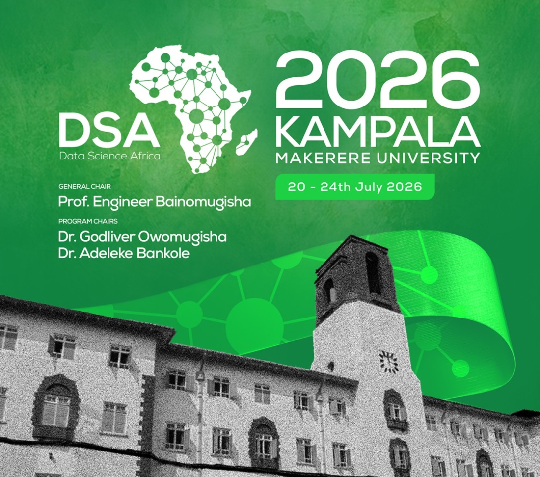14th Data Science Africa (DSA), Theme: "Foundational and Practical Data Science in the Age of Generative AI”, 20th - 24th July, 2026, Makerere University, Kampala Uganda, East Africa and Online.