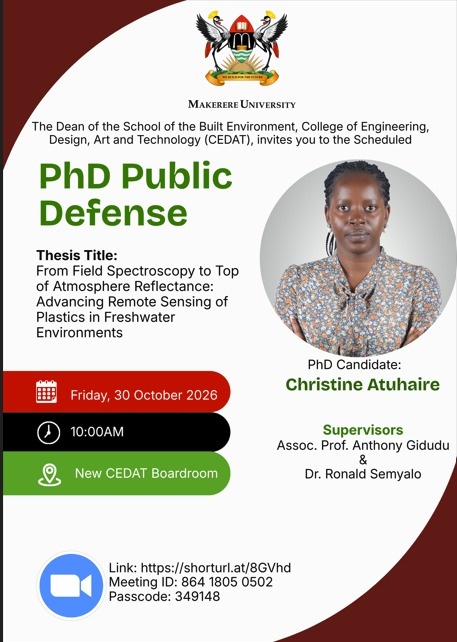 PhD defense of Christine Atuhaire