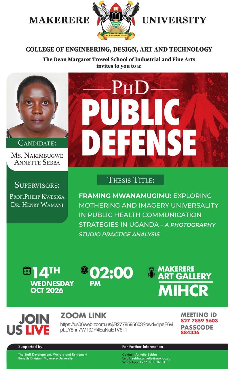 Phd Defense of Ms. Nakimbugwe Annette Sebba